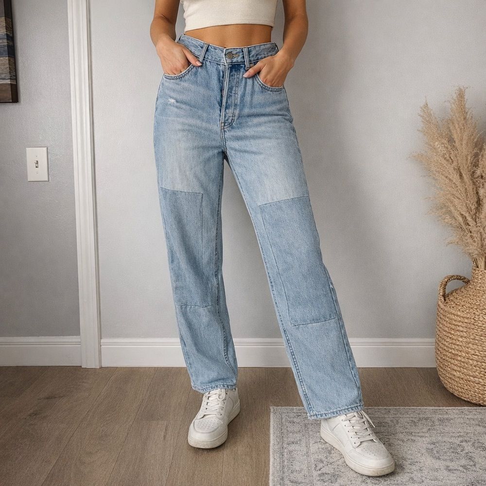 Sz 29 Everlane The Curvy 90s Cheeky Straight Organic Cotton Jeans $160 MSRP